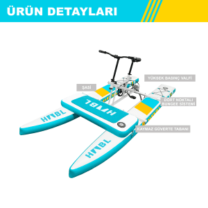 şişme deniz bisikleti water bike ürün detayları ve parçaları - Habl Türkiye