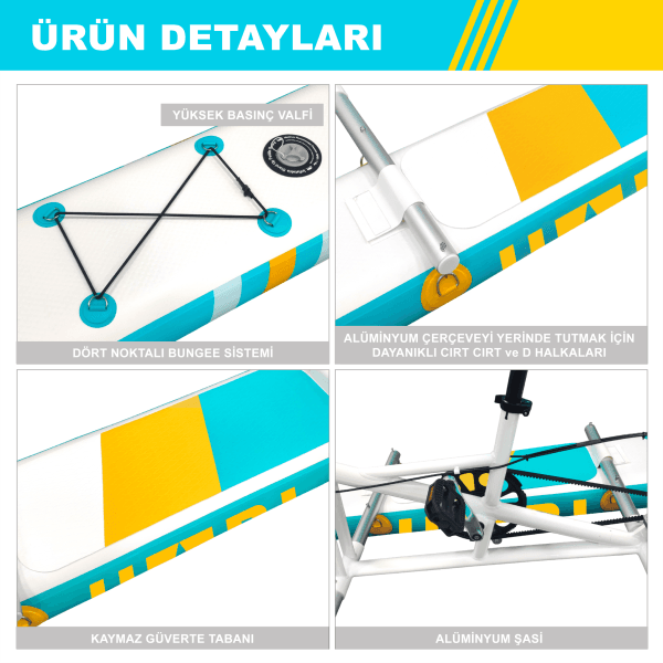 Habl Şişme Deniz Bisikleti - Water Bike - Görsel 4