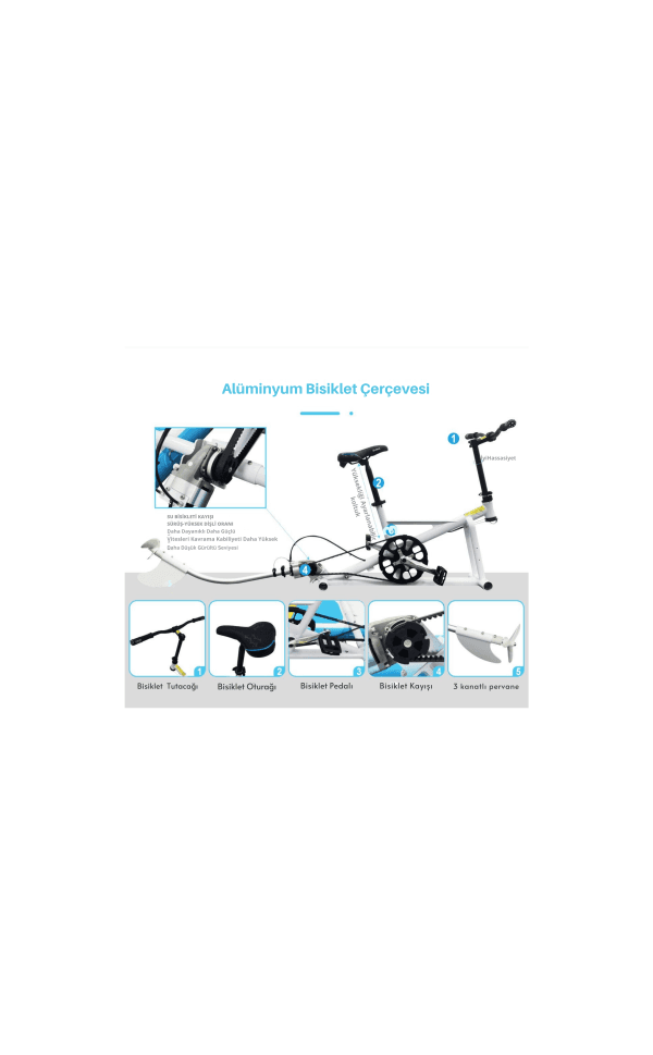 Habl Şişme Deniz Bisikleti - Water Bike - Görsel 6