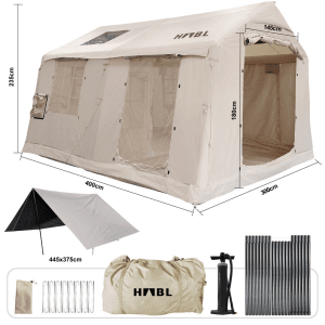 Alternative view of Habl Çift Tenteli Şişme Kamp Çadırı - 12 M2 - 2 Odalı