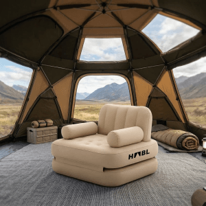 HABL Tek Kişilik 2'si 1 Arada Şarjlı Şişme Koltuk ve Yatak 190x100x65